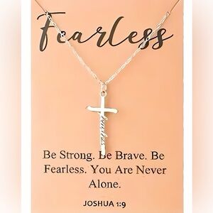 NWT GORGEOUSLY DELICATE STAINLESS STEEL FEARLESS NECKLACE OTHER STYLES AVAILABLE